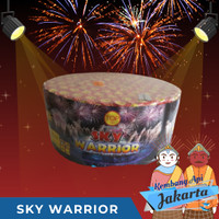 Kembang api CAKE SKY WARRIOR 138SHOTS 1,2INCH