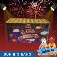 Kembang Api Cake Sun Big Bang 50 shot 0.8 inch