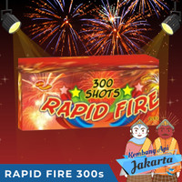 Kembang Api Cake Rapid Fire 300 Shots 0.8 Inch